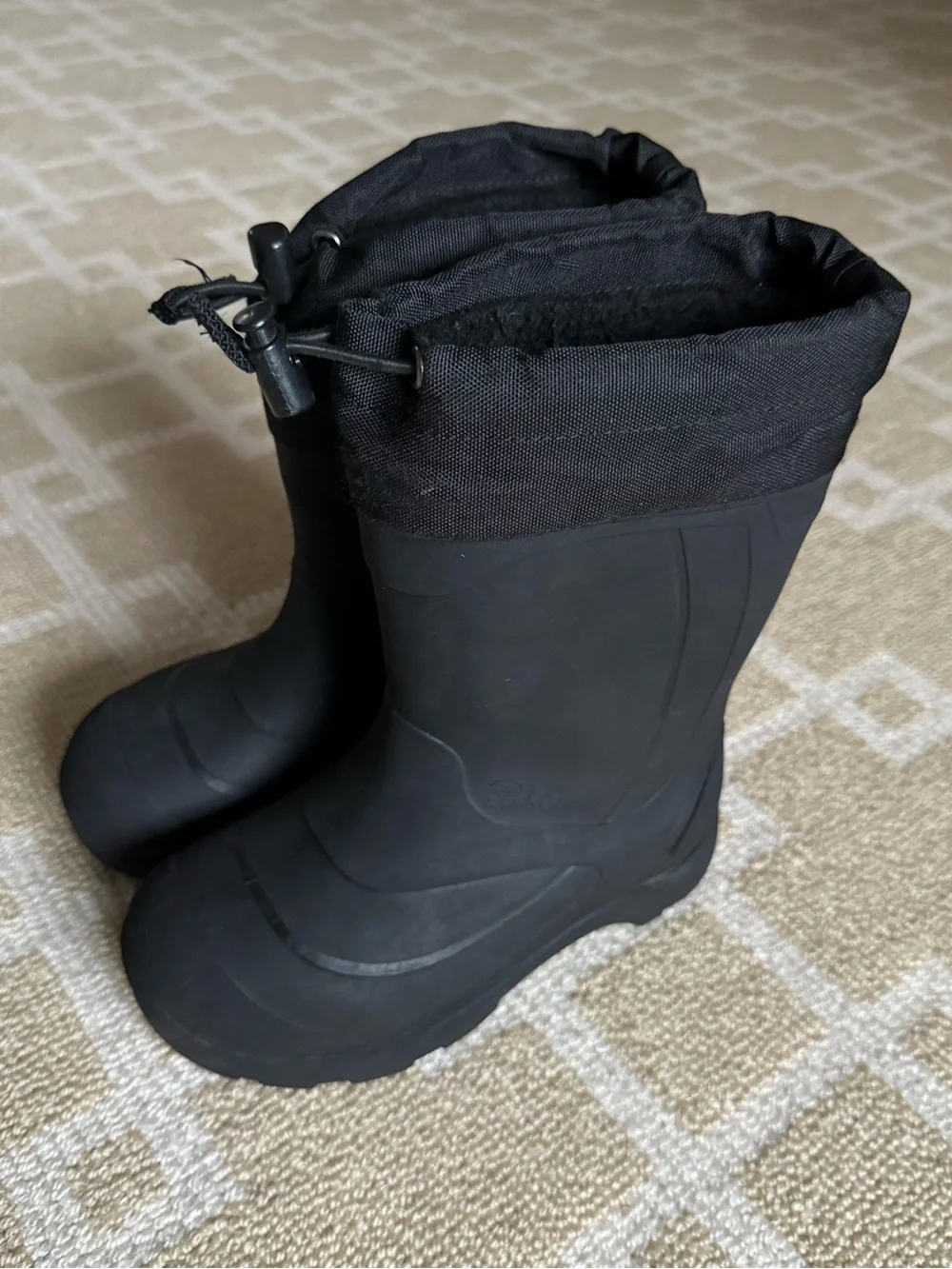 Kamik Kids Snobuster Waterproof Insulated Winter Snow Boots Black 12 Toddler